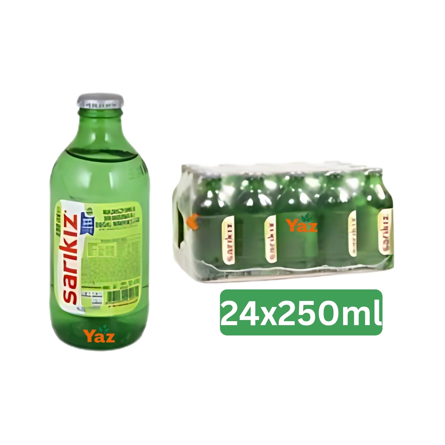 Sarikiz Soda Water (Sade Soda) 24x250ml