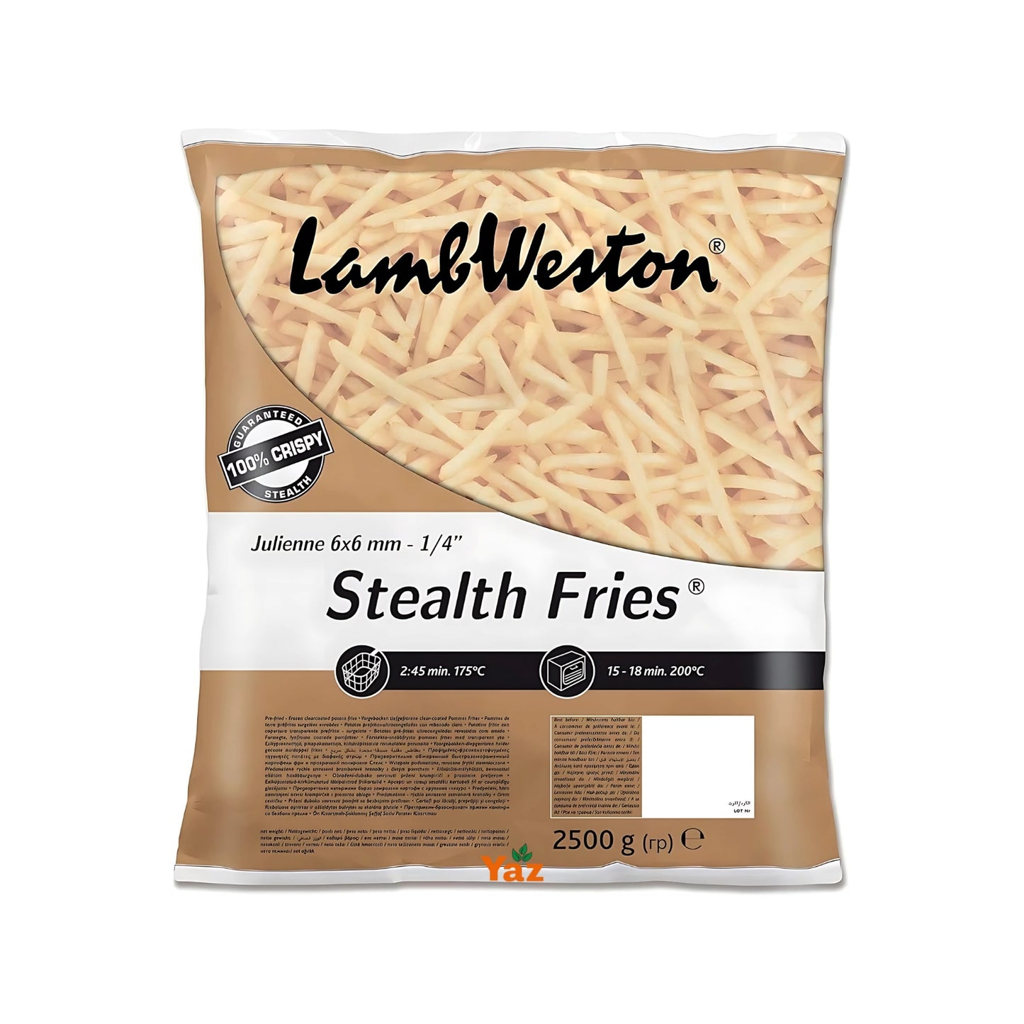 LW S02 Stealth Fries Julienne (6x6mm) Chips 4x2.5kg