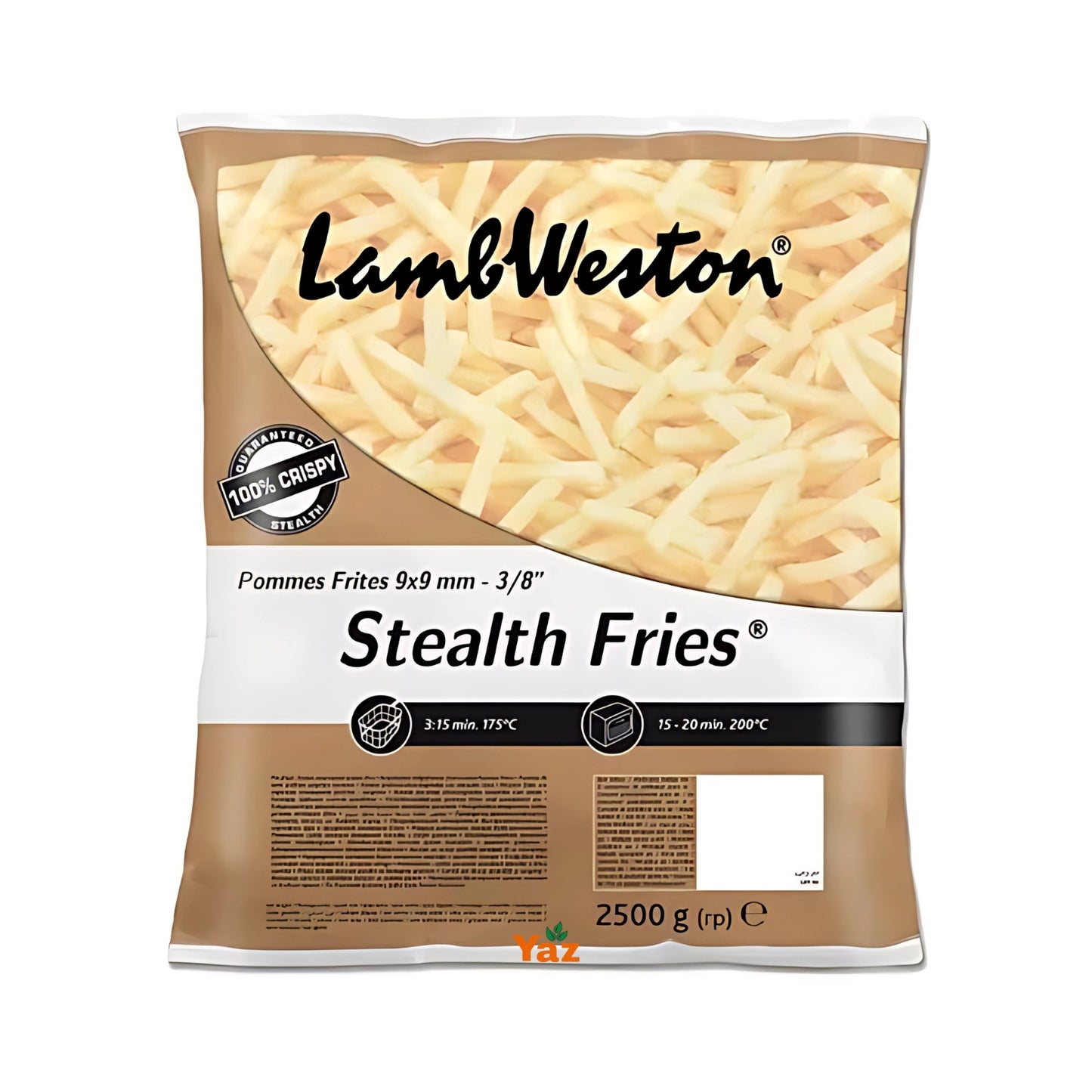 LW S04 Stealth Fries Pommes (9x9mm) Chips 4x2.5kg
