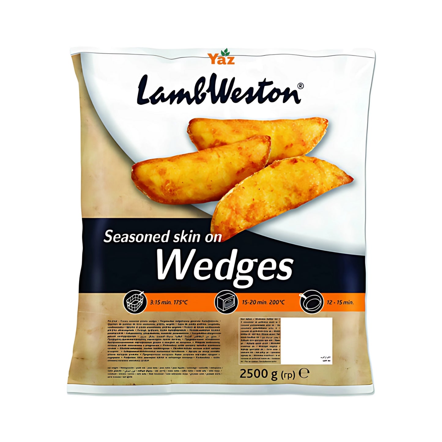 LW W01 Seasoned Skin On Potato Wedges 4×2.5kg