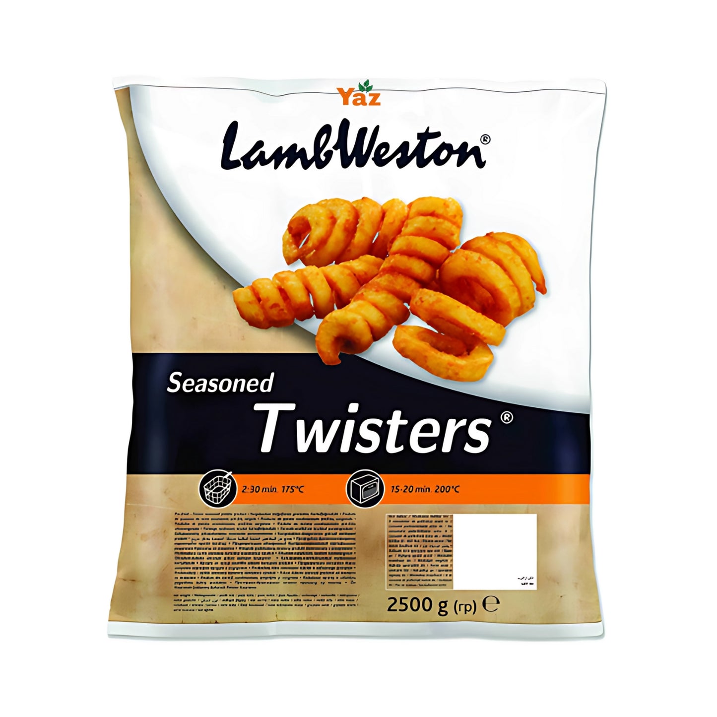 LW LWS77 Curly Fries Seasoned Twisters 4x2.5kg