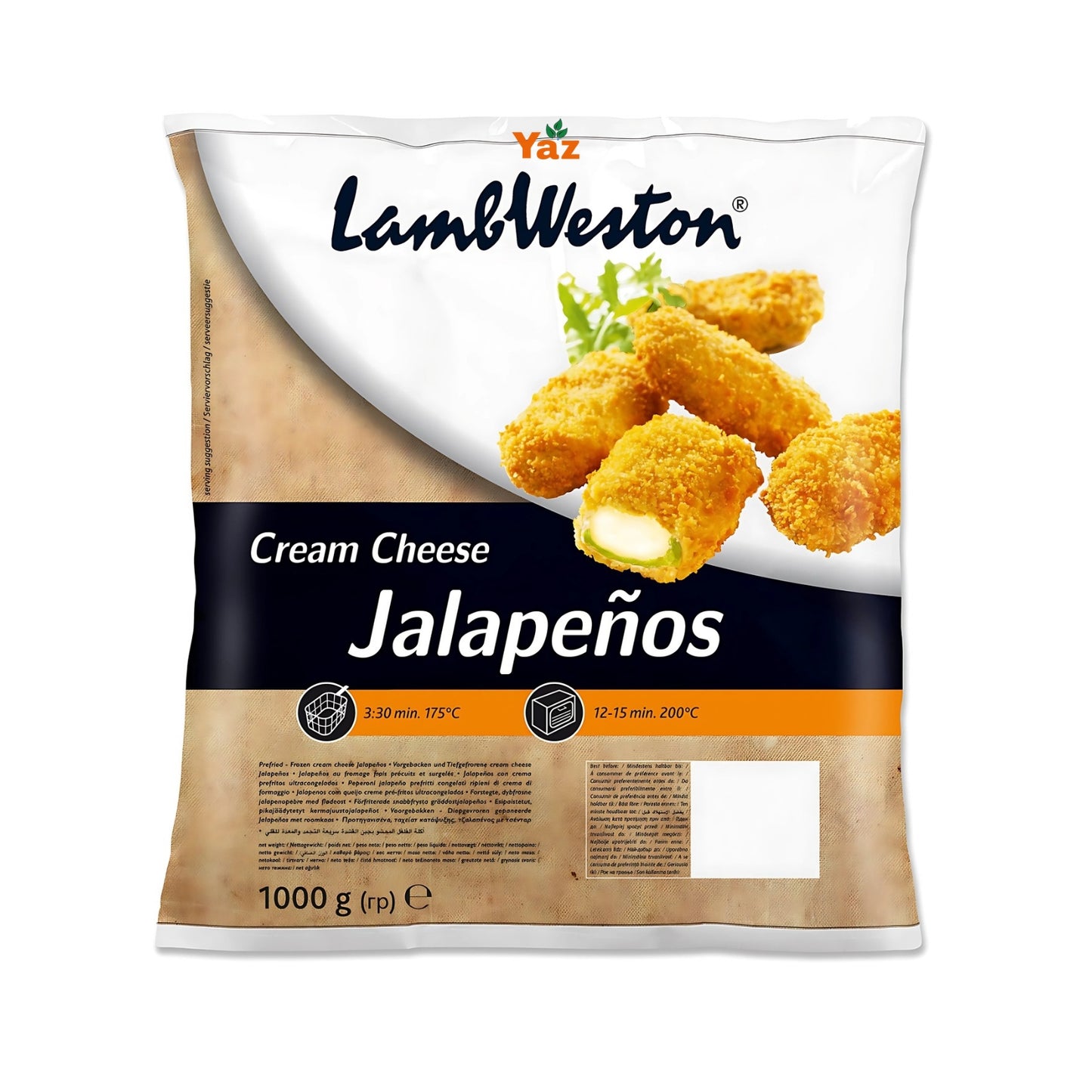 LW CP2 Cream Cheese Jalapenos 6x1kg