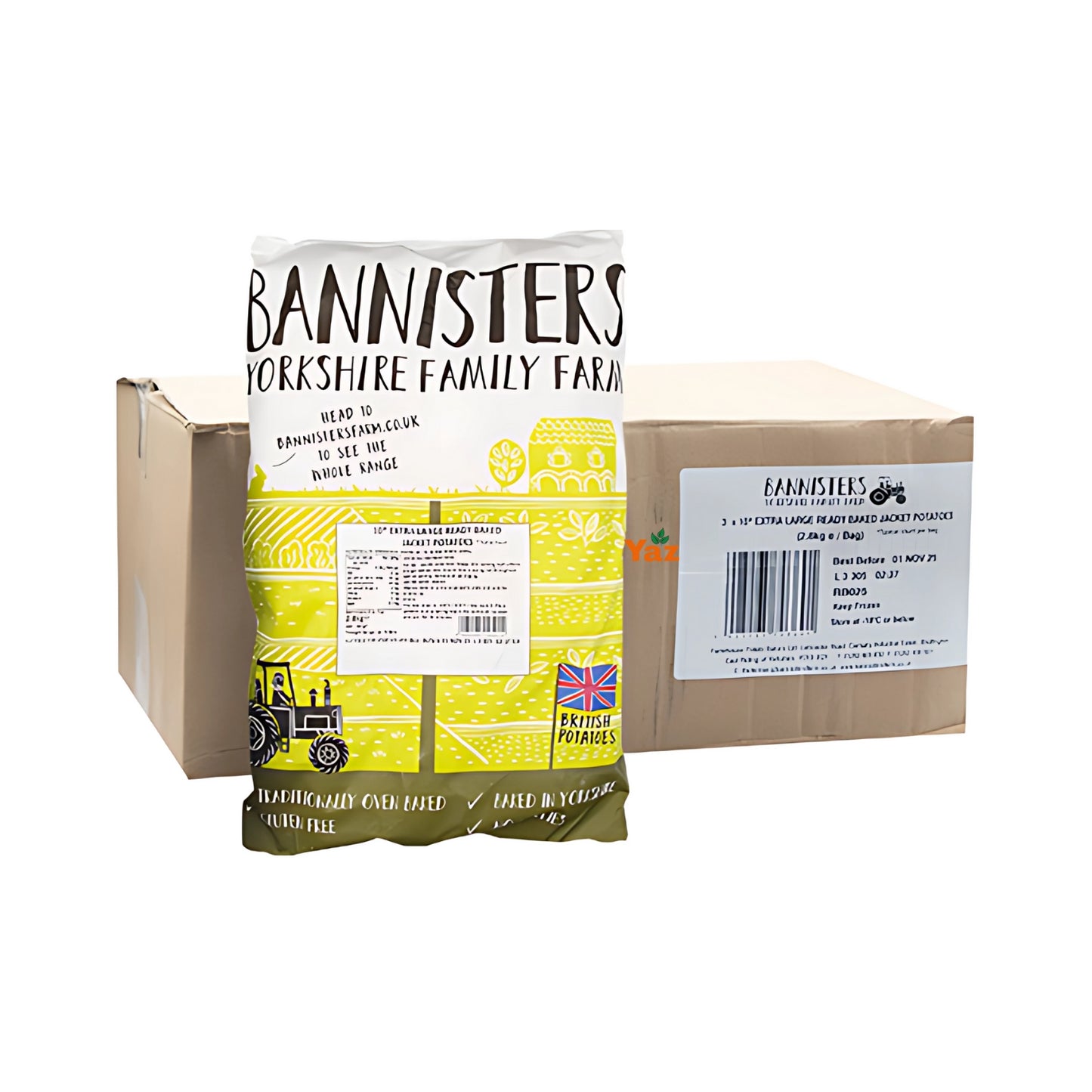 Bannisters Extra Large Jacket Potatoes Frozen 1x40pcs
