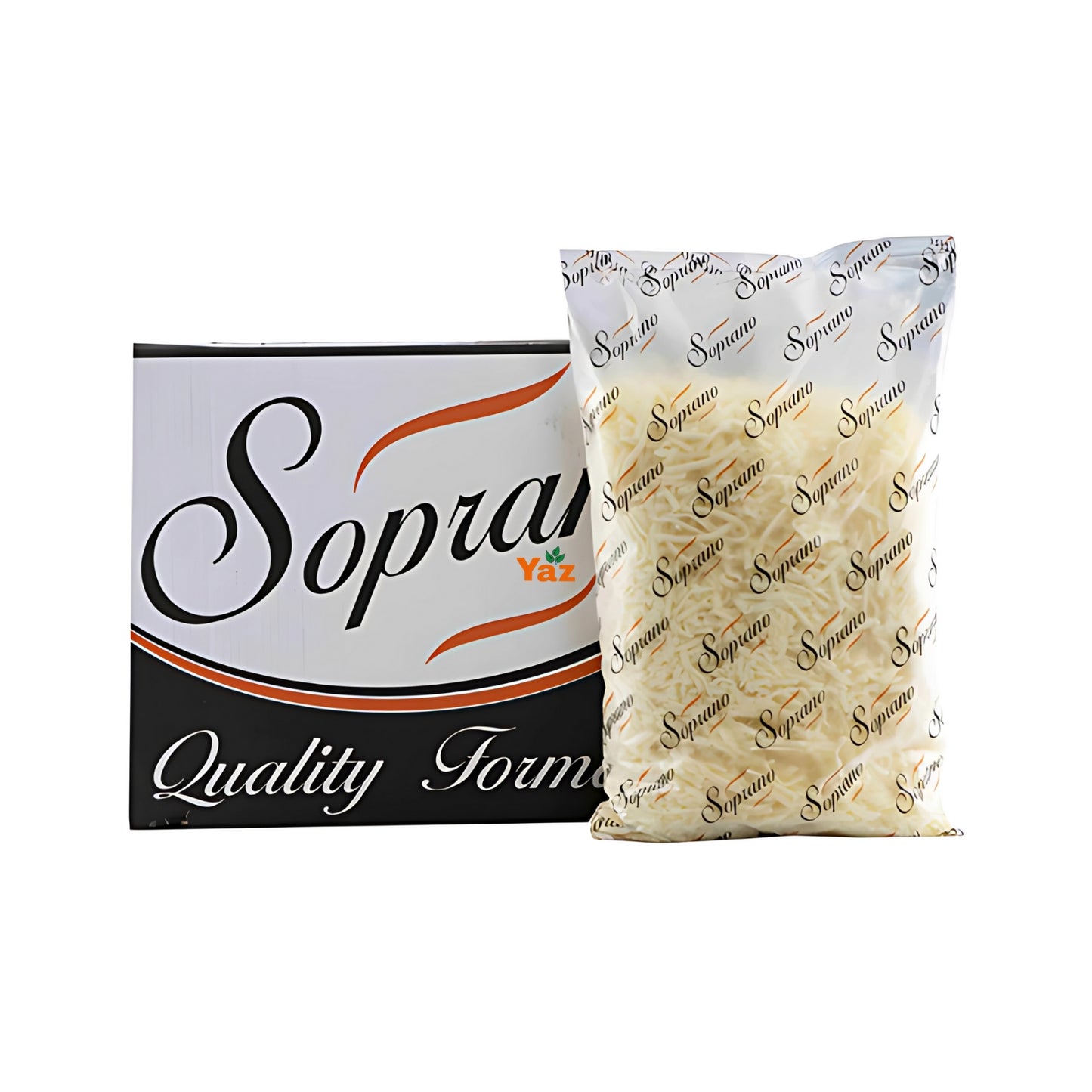 Soprano Grated Pizza Cheese (80/20) 6x1.8kg