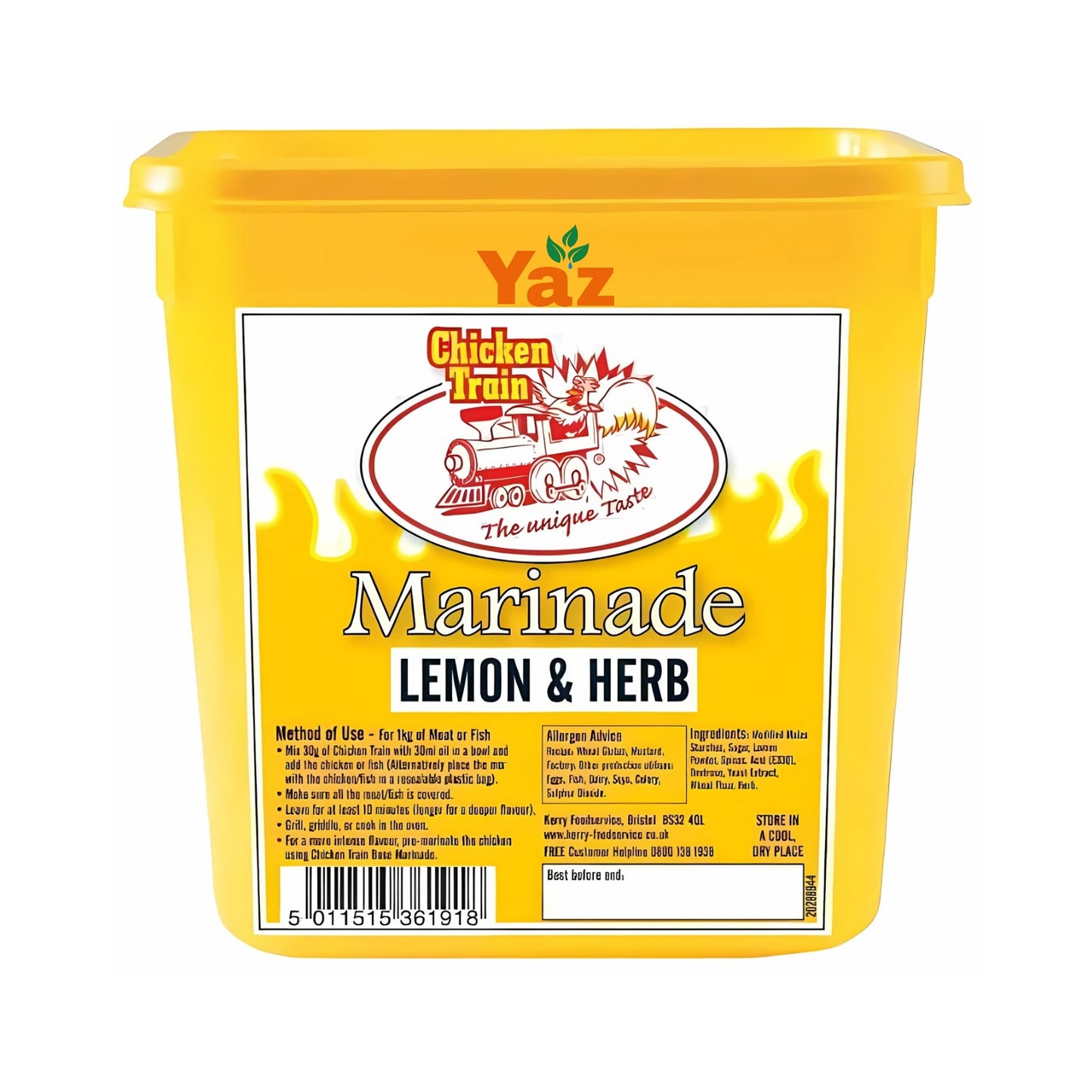 Lemon Herb Piri Piri Marinade For Southern Fried Chicken Train 1x2kg