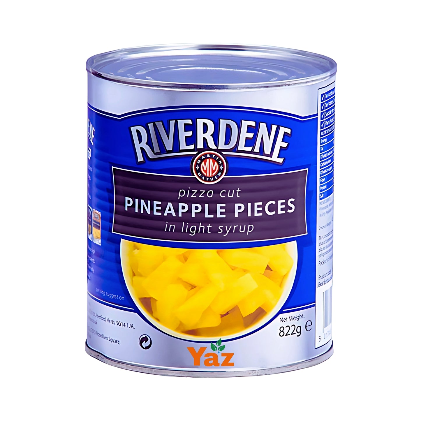 Riverdene Pizza Cut Pineapple Pieces in Small Tins 12x825g