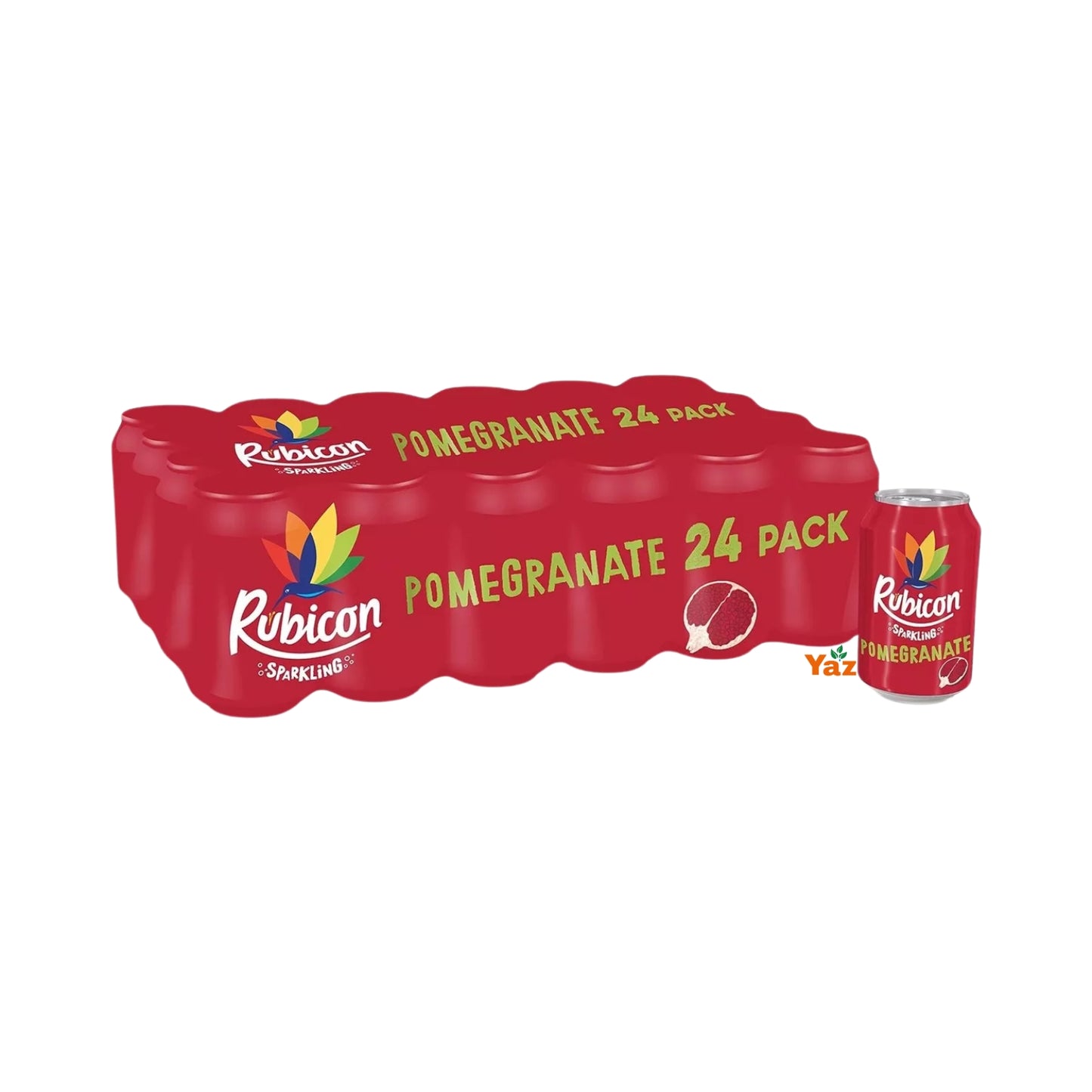 Rubicon Sparkling Pomegranate Cans 24x330ml