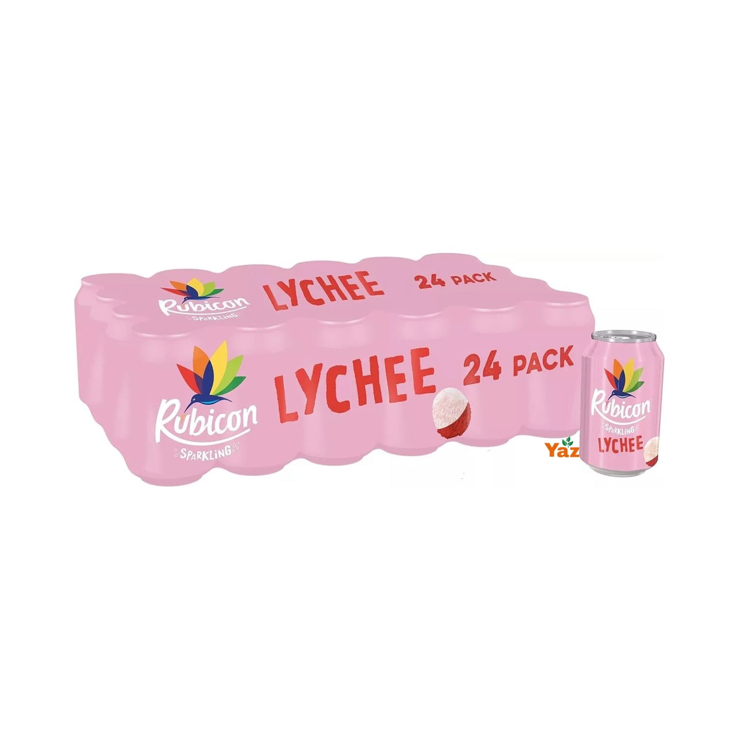Rubicon Sparkling Lychee Cans 24x330ml