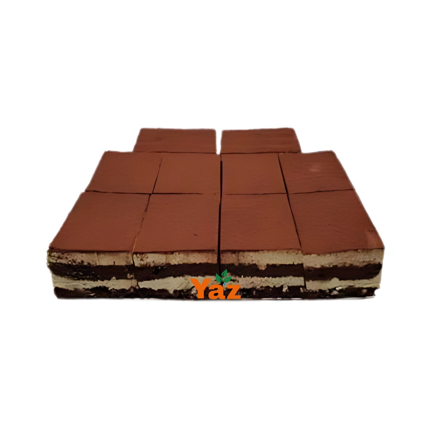 Maun Square Tiramisu Cake Frozen 1x10 Slices