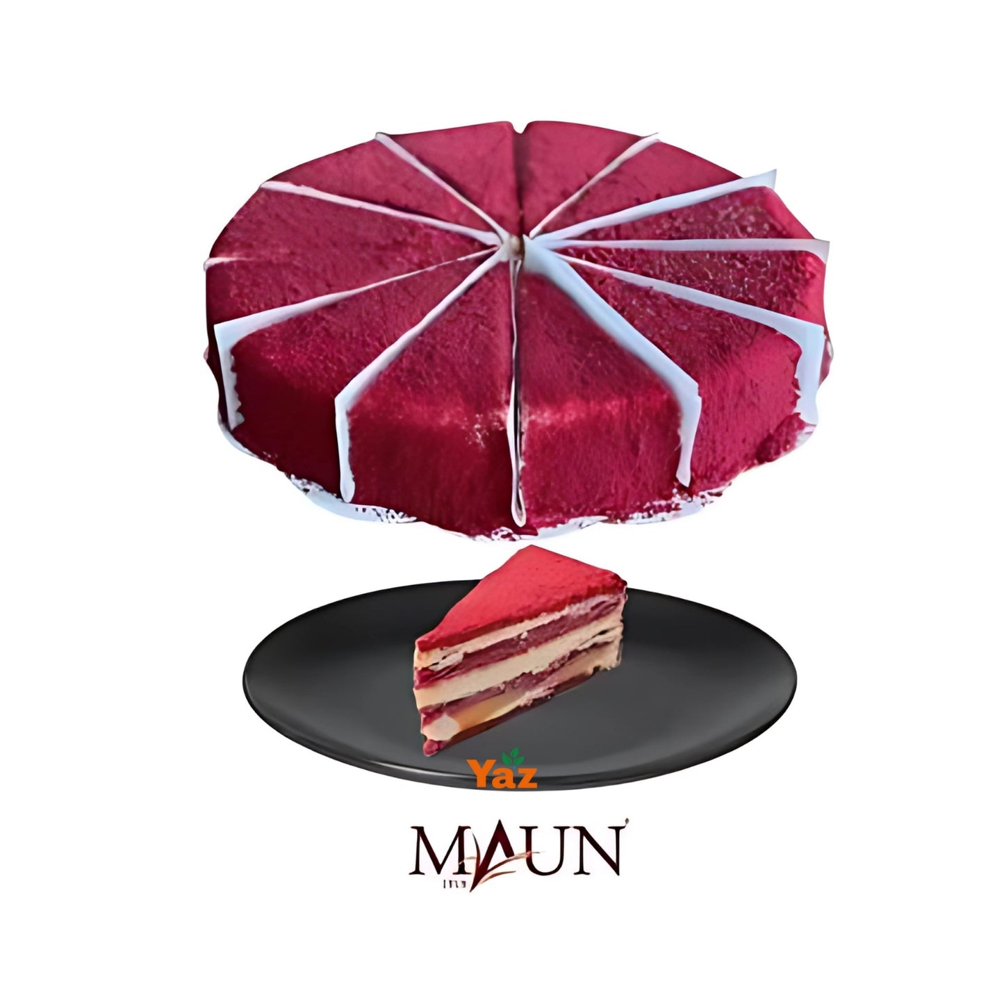 Maun Red Velvet Cake Frozen 1x12 Slices