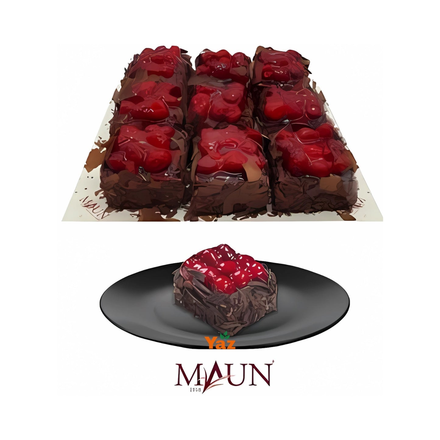 Maun Bella Vista Cake Frozen 1x9 Slices