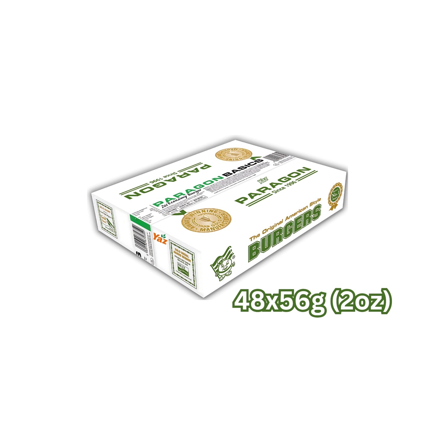 Paragon Basic Economy Small Kids Burger (2oz) 48x56g