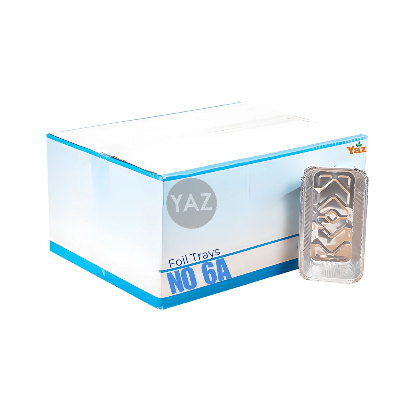 NO 6A Foil Tray Aluminium Containers (No6a) 1x500