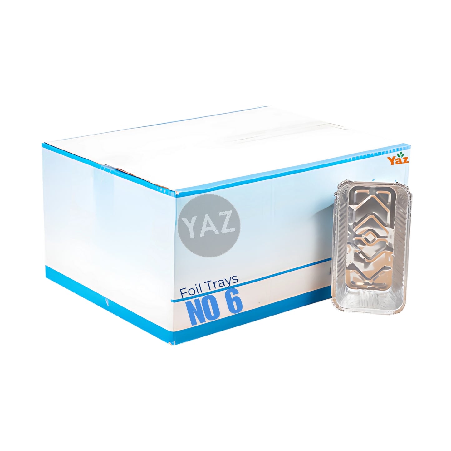 NO 6 Foil Tray Aluminium Containers (No6) 1x500