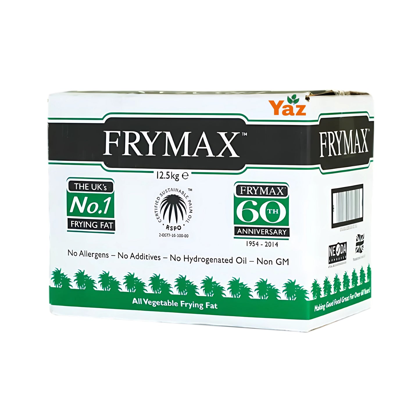 Frymax Vegetable Oil Frying Fat 1x12.5kg