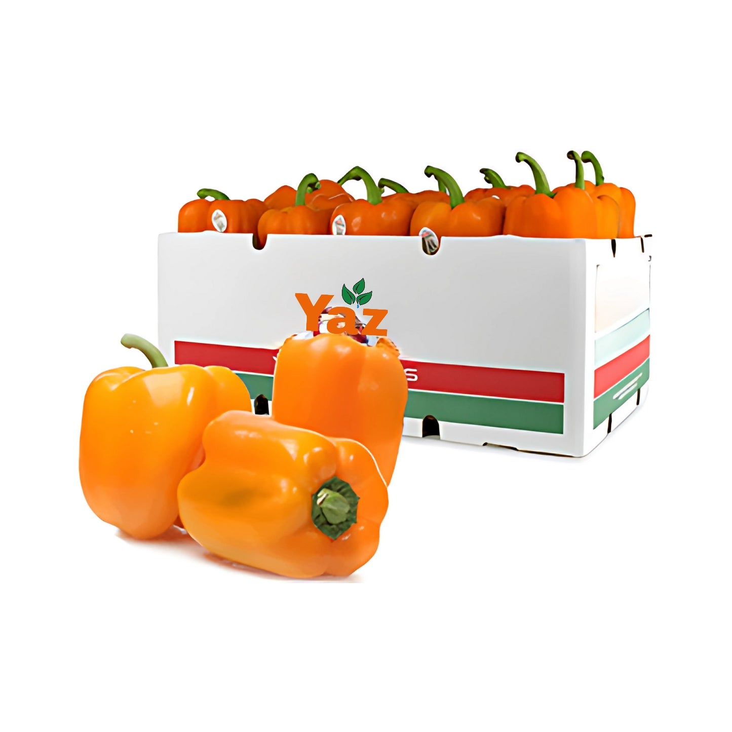 Orange Capsicum Bell Peppers Fresh Approximately 5kg
