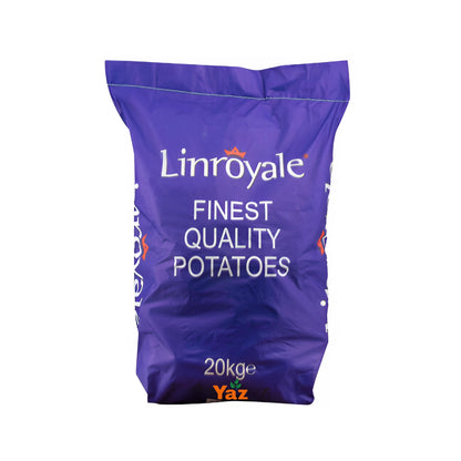 Washed White Potatoes Fresh Linroyale Blue 20kg
