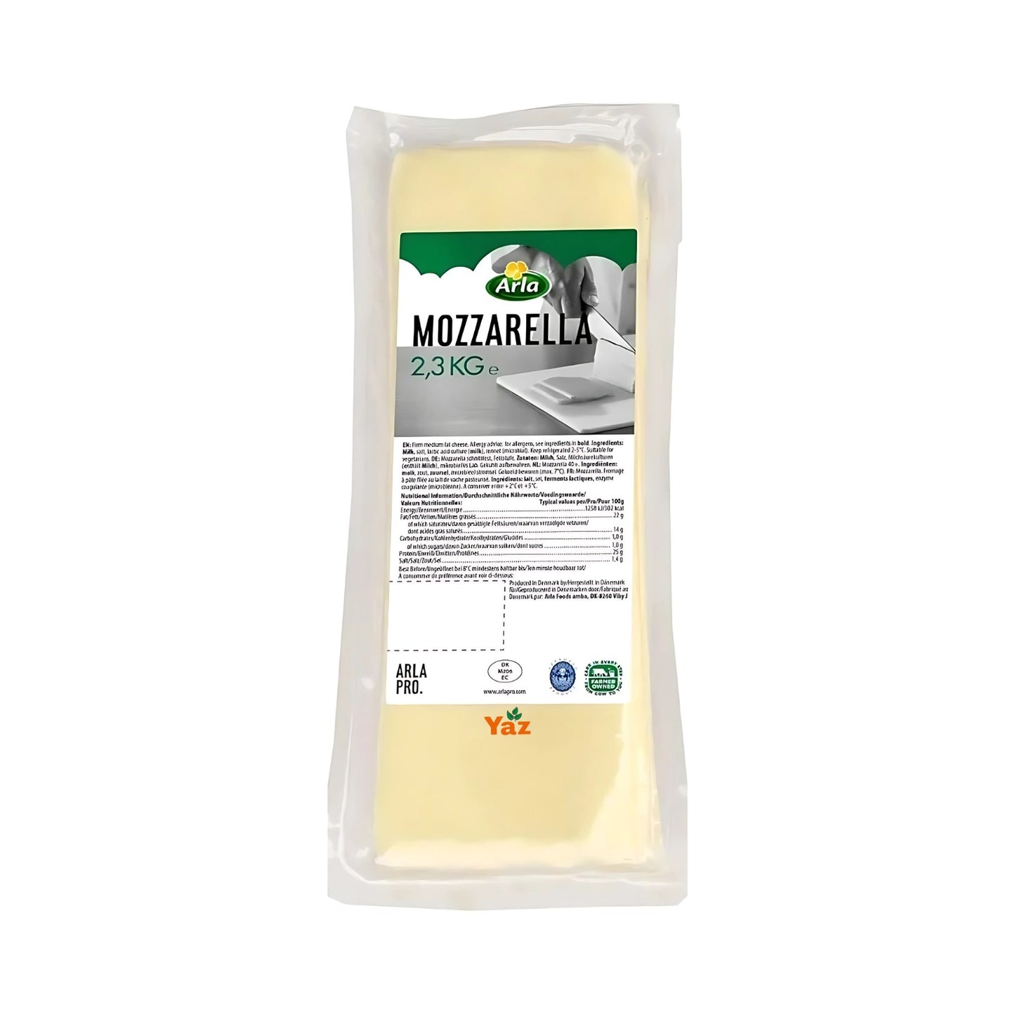 Arla BLOCK Mozzarella 1x2.3kg