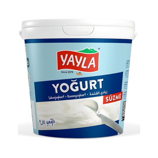 Yayla Strained %10 Fat (Suzme) Yogurt 1x5kg