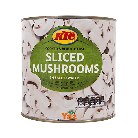 KTC Sliced Mushrooms in Big Tins 6x2.55kg
