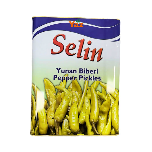 Selin Greek Pickled Peppers in Tin (Tursu) 1x15kg