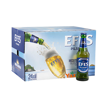 Efes Pilsener Beer Glass Bottles 24x33cl