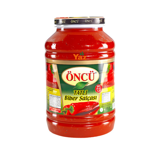 Oncu Tatli Biber (Mild Pepper Paste) Salcasi 1x4.3kg
