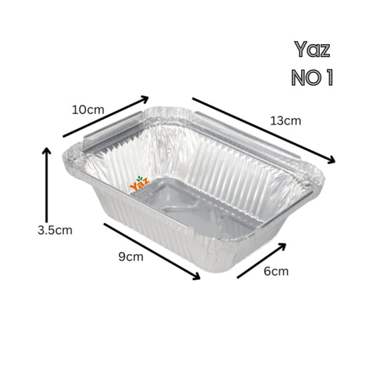 NO 1 Foil Tray Aluminium Containers (No1) 1x1000