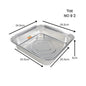 NO 9 2" Deep Foil Tray Aluminium Containers (No9) 1x200