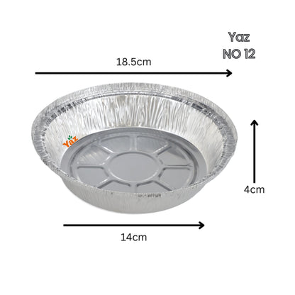 NO 12 Foil Tray Aluminium Containers (No12) 1x400