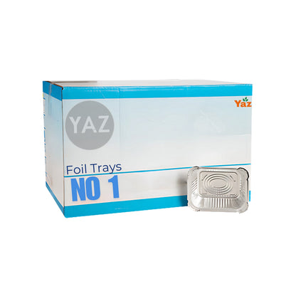 NO 1 Foil Tray Aluminium Containers (No1) 1x1000
