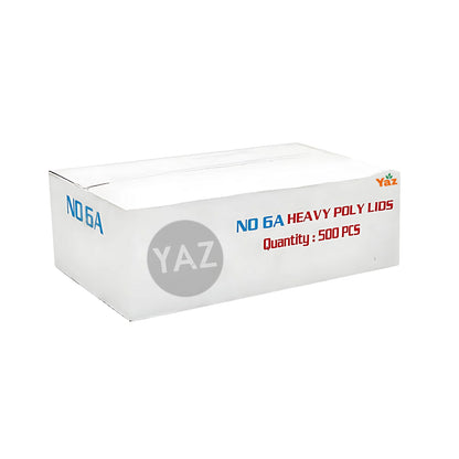 NO 6A Poly Lids For Aluminium Foil Containers (No6a) 1x500