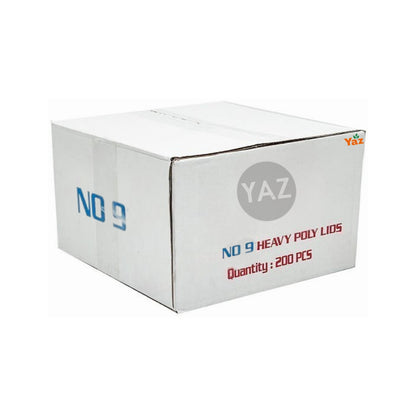 NO 9 Poly Lids For Aluminium Foil Containers (No9) 1x200