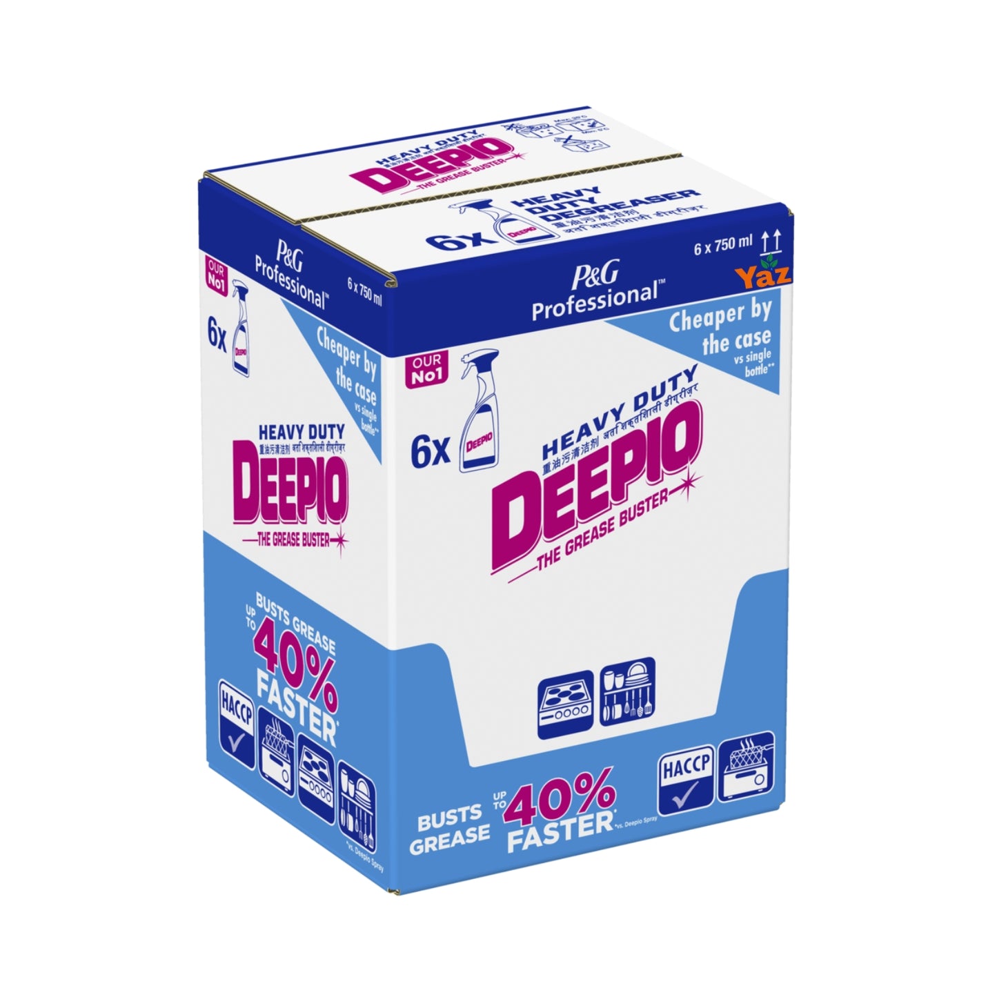 Deepio Greasebuster Degreaser Trigger Spray 6x750ml