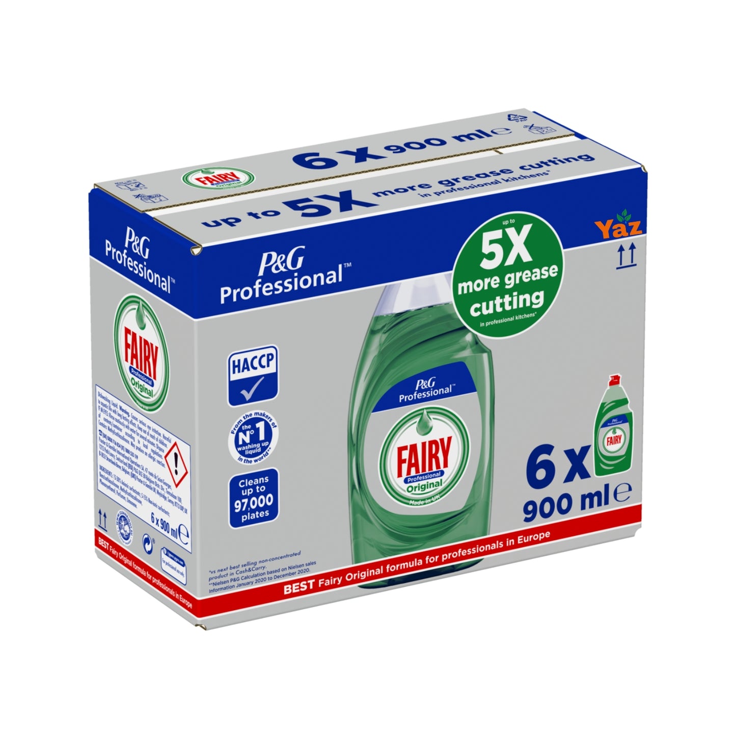 Fairy Small Original Washing Up Liquid 6x900ml