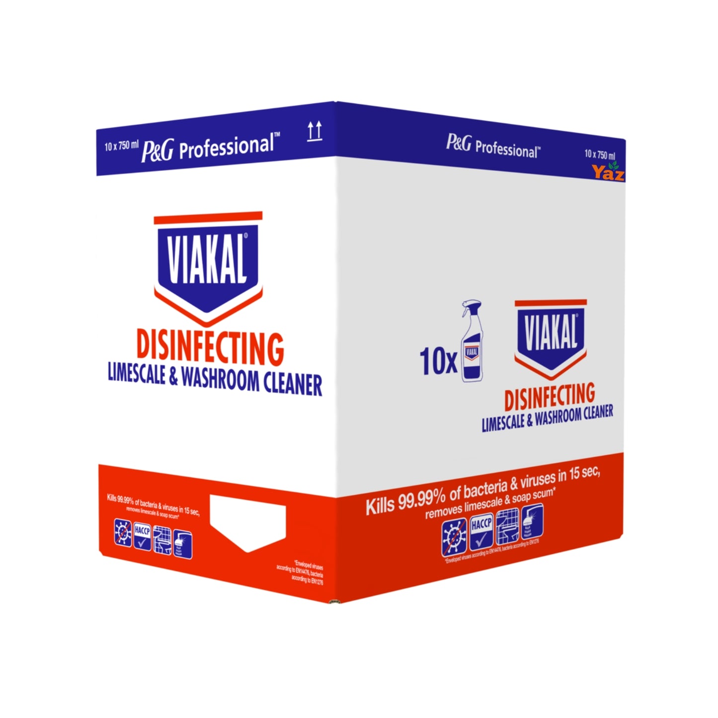 Viakal Limescale Descaler Trigger Sprays 10x750ml