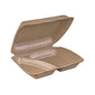 Brown Infinity (XL) MB2 2Compartment Take Away Food Boxes 1x150